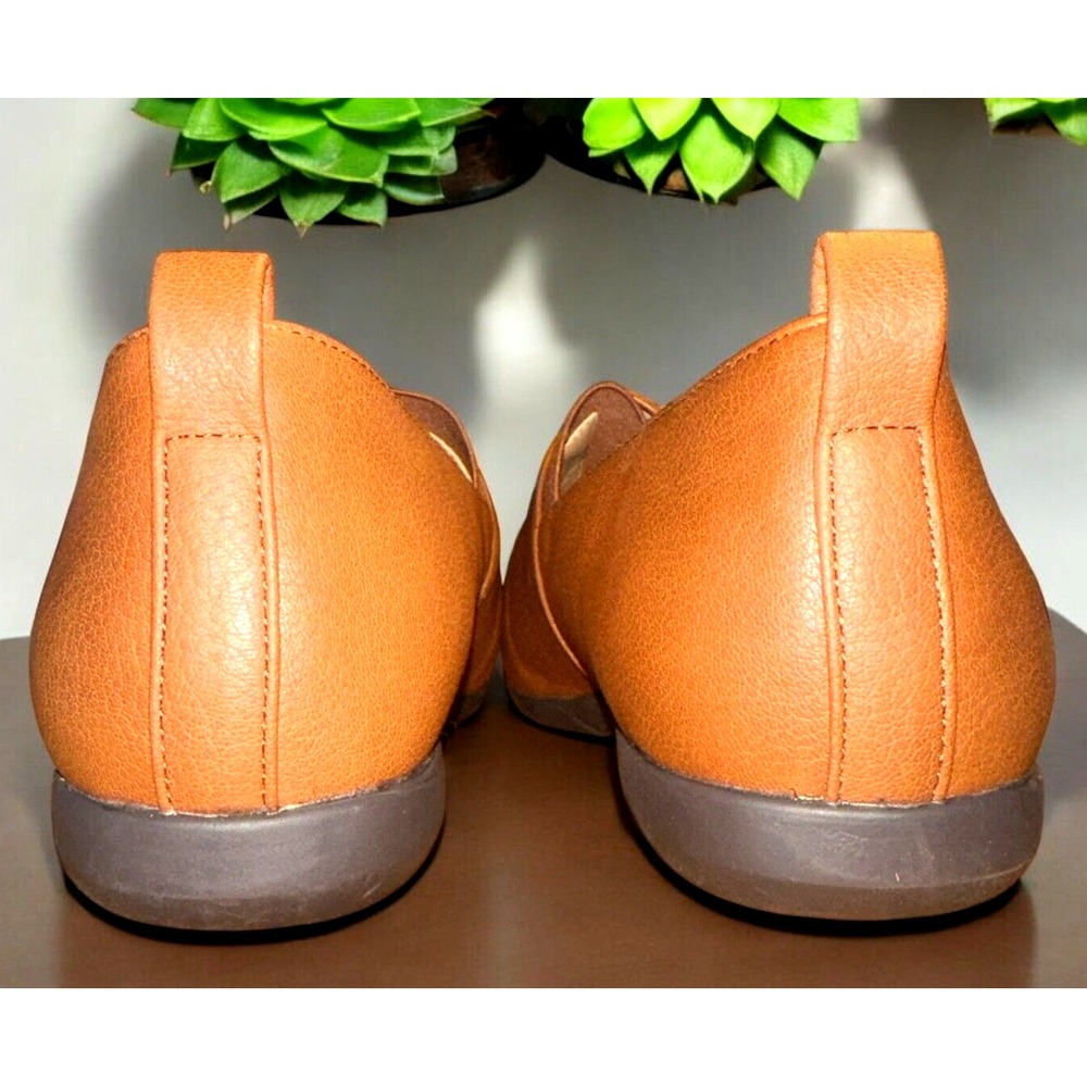 ComfortView Womens Size 10.5WW The Vita Flat Shoes Loafers Slip On Brown - Picture 5 of 7